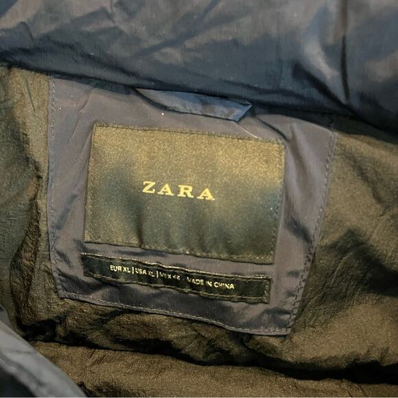 Zara Puff Parka With Faux Fur Hood - Picture 5 of 7